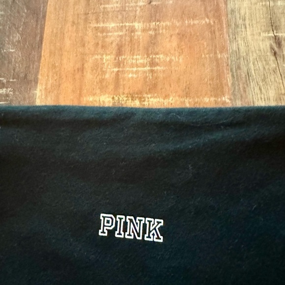 PINK Victoria's Secret Women’s Black Leggings with Logo Cotton Large - Picture 6 of 6